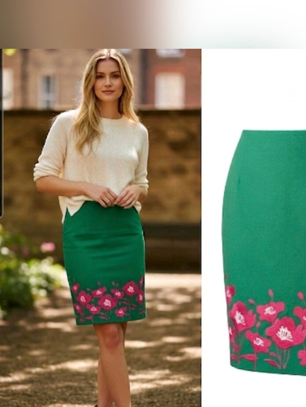​✨ Stunning Boden Embroidered Skirt ✨